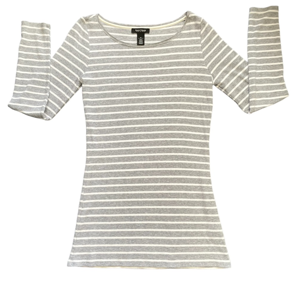 #315, White  House Black Market, long sleeve top, size M